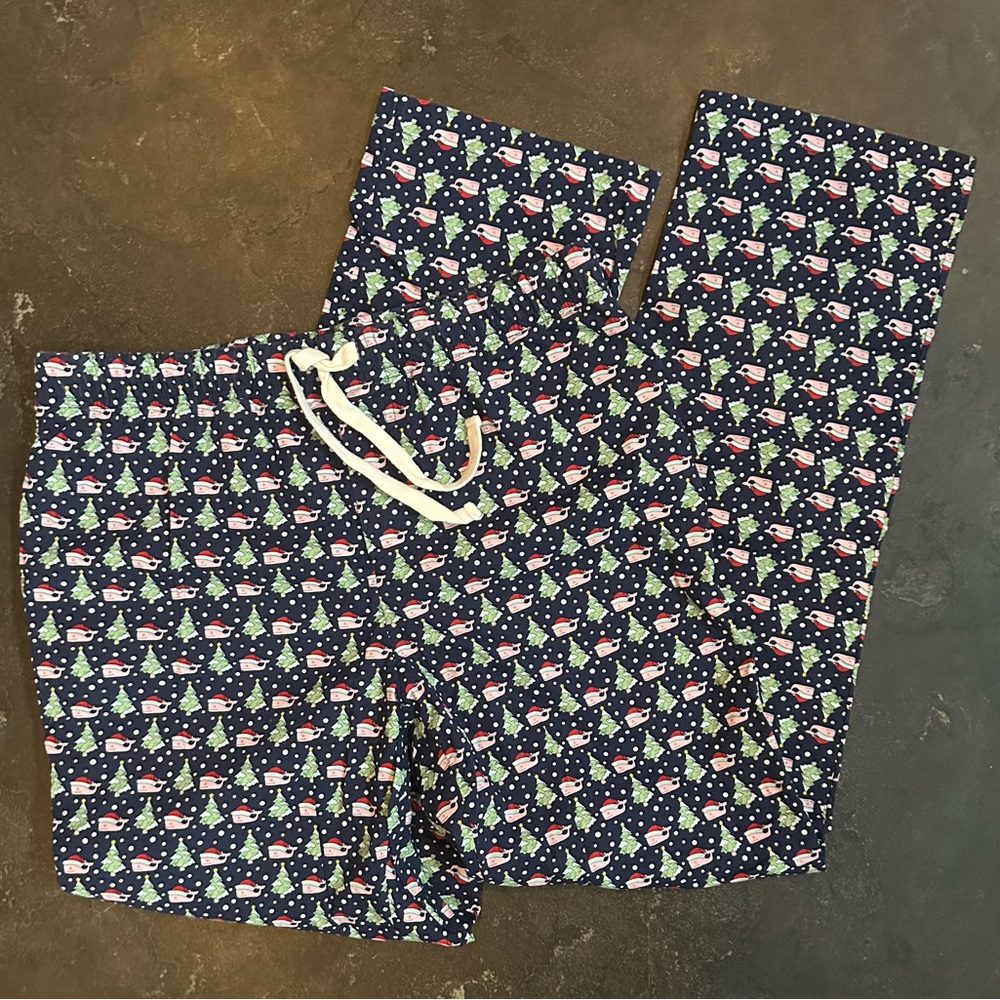 Vineyard Vines Santa Whale Pajama Pants